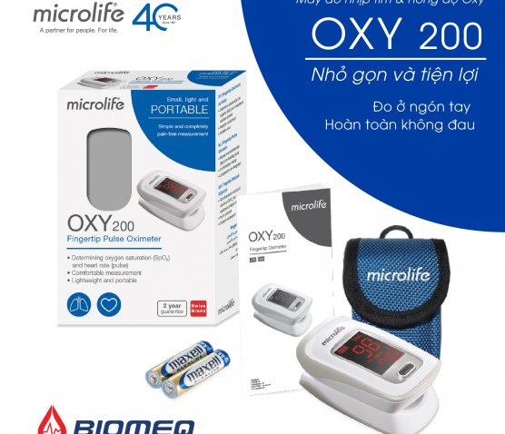 Máy Đo Nồng Độ Oxy Microlife OXY-200